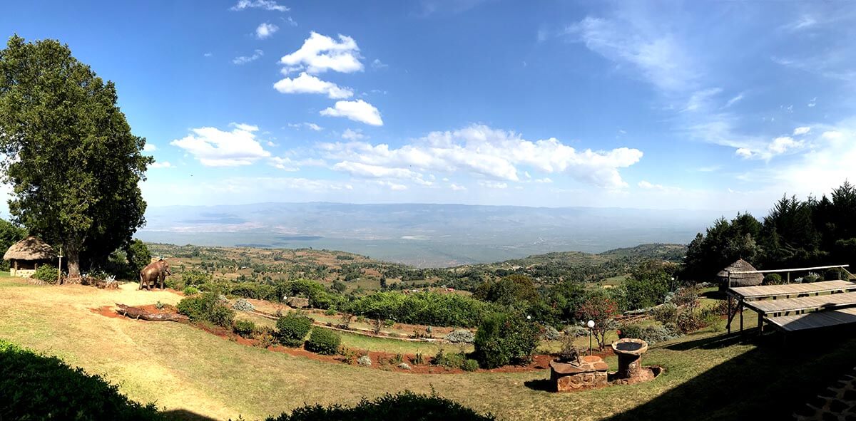 The view in Kenya