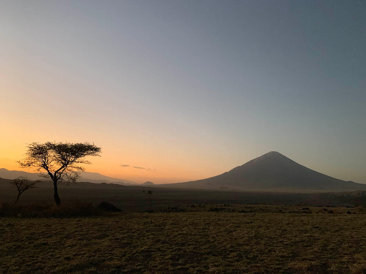 The landscape in Tanzania