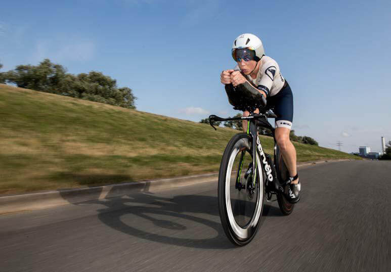 HOKA athlete Susie Cheetham takes control on the bike